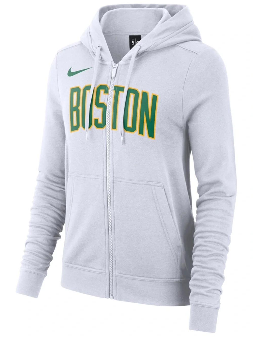 Women's Nike Boston Celtics City Edition Wordmark Essential Full-Zip Hoodie